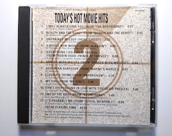 Today's Hot Movie Hits CD: 90s Pop Rock Ballads, 1994