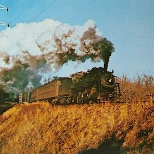Railroad Postcard Boston & Maine Line 1495 Locomotive Train Audio Visual RP115 Unique Gift