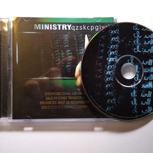 Ministry Dark Side Of The Spoon CD 1999 インダストリアル ロック メタル プロモーション 裏面に穴あり