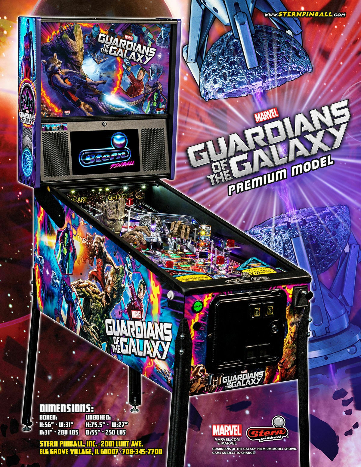 Marvel Pinball Machine for sale | Only 3 left at -70%