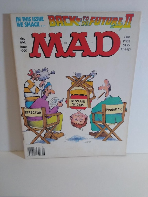 MAD Magazine #295 Mad Comic Book June 1990 Back to the Future II