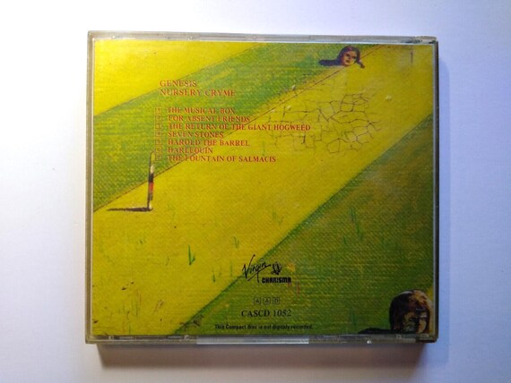 Genesis Nursery Cryme CD Early UK Edition No Barcode Japan on
