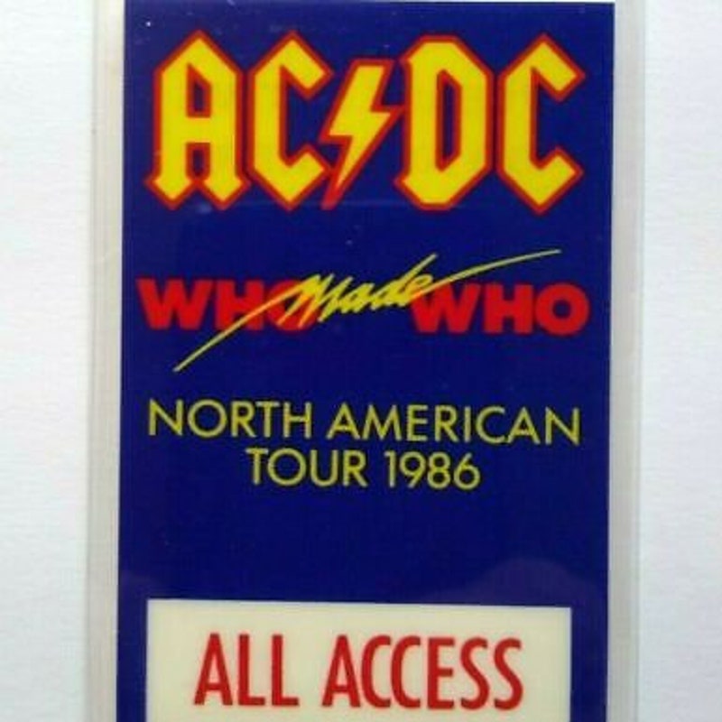 Backstage Passes - Etsy