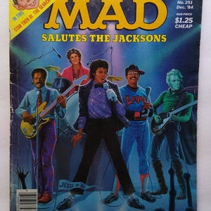 MAD マガジン 1984 年 12 月号 第 251 号 マイケル ジャクソン ウェブスター スタートレック パロディ ユニークなギフト