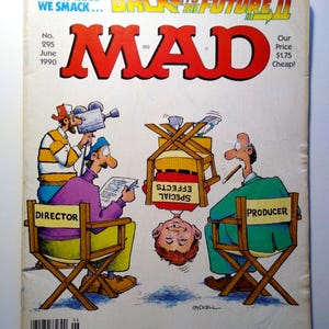 MAD マガジン 1990 年 6 月号 #295 バック・トゥ・ザ・フューチャー II 誰が語るのか風刺