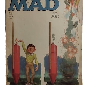 MAD マガジン 1964 年 7 月号 #88 テレビ映画パロディ 風刺 バークの法則 シャレード ビートルズ ユニークなギフト