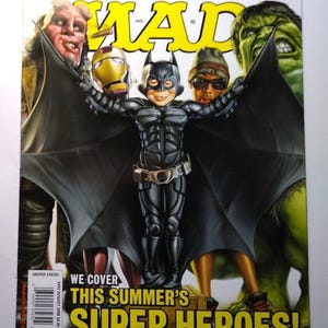 MAD マガジン 2000 年 8 月号 #492 バットマン スーパーヒーロー アイアンマン 映画パロディ オリンピック