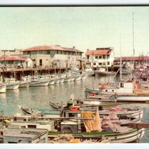Carte postale Union Oil 76 Essence 1939 Fisherman's Wharf San Francisco Californie