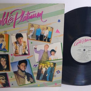 Gold & Platinum Vinyl LP Record Michael Jackson Asia Police Cars Toto Journey Unique Gift