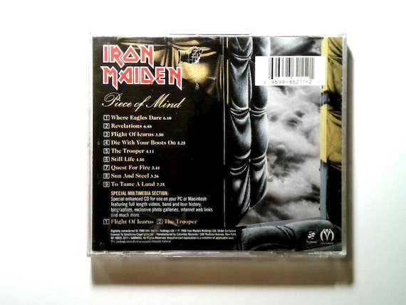 Iron Maiden - Piece of Mind CD - Enhanced Heavy Metal Hard Rock