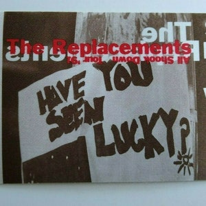 The Replacements Backstage Pass Original All Shook Down 1991 Tour Rock Concert Music Gift Unique Gift