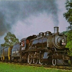 Railroad Postcard Canadian Pacific 973 Locomotive Steam Train Audio Visual RP424 Unique Gift