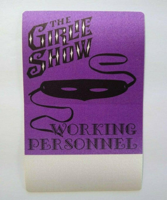 Madonna Girlie Show Backstage Pass, 1993 Vintage Tour Collectible 