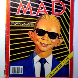 MAD マガジン 1987 年 3 月号 #269 マックス・ヘッドルーム スタンド・バイ・ミー 映画風刺 マッドボールズ