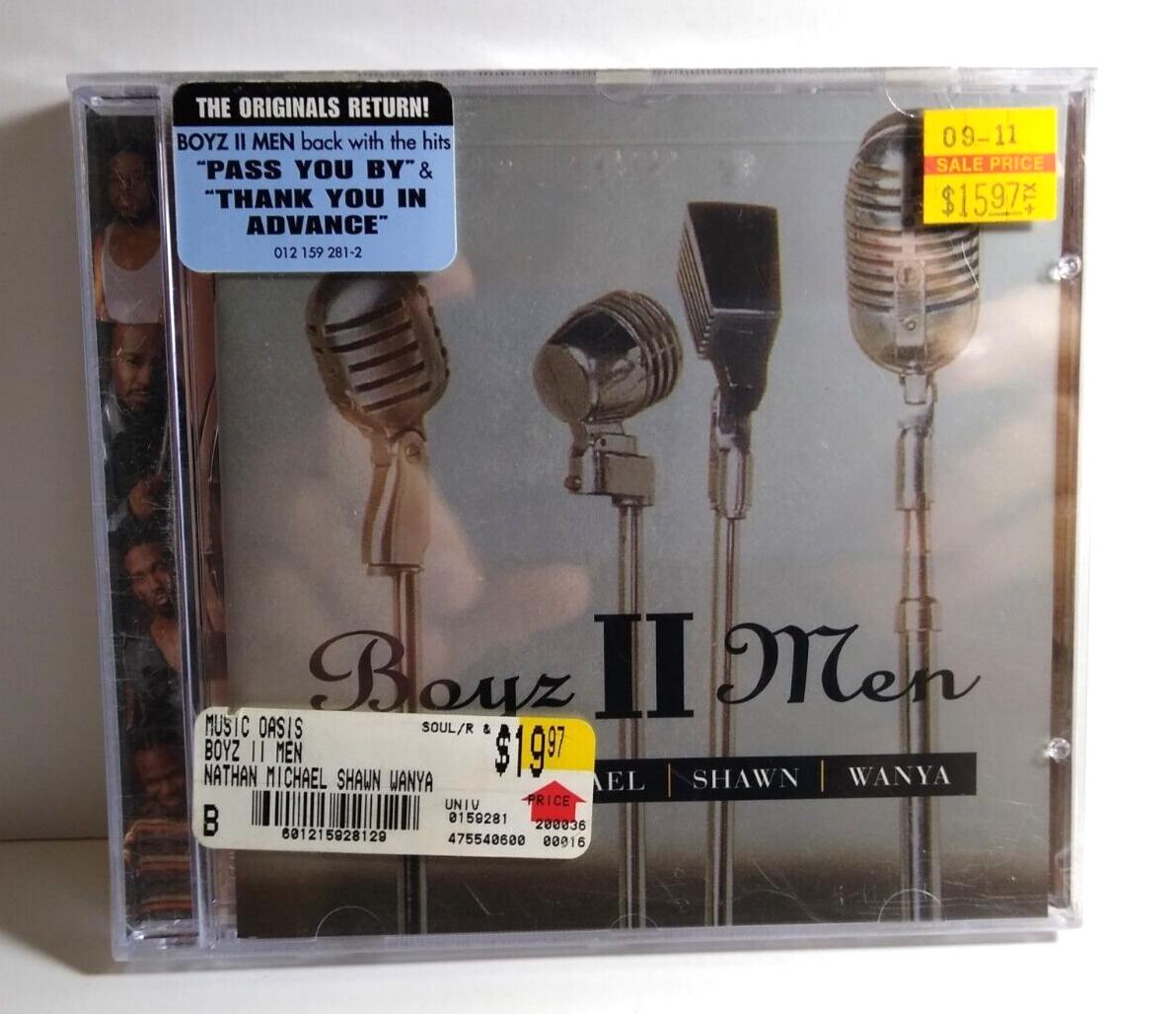 Boyz II Men Nathan Michael Shawn Wanya CD 2000 Universal Funk Soul