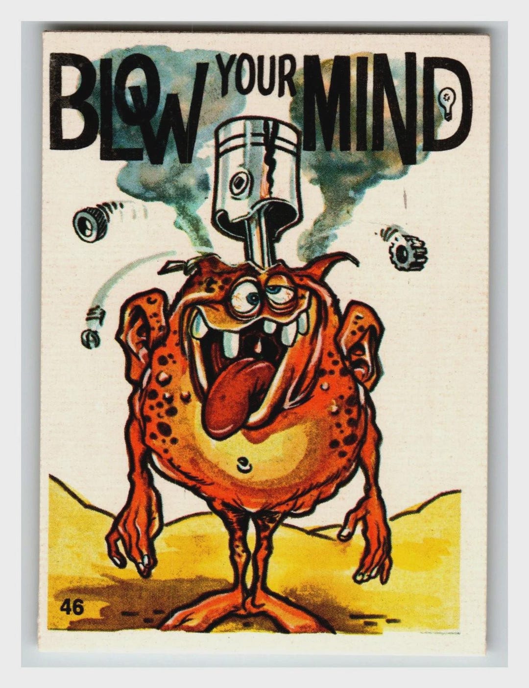 Odd Rods Banzai Fantastic Odd Rods Blow Your Mind Sticker #46 Monster Piston Hot Rod ...