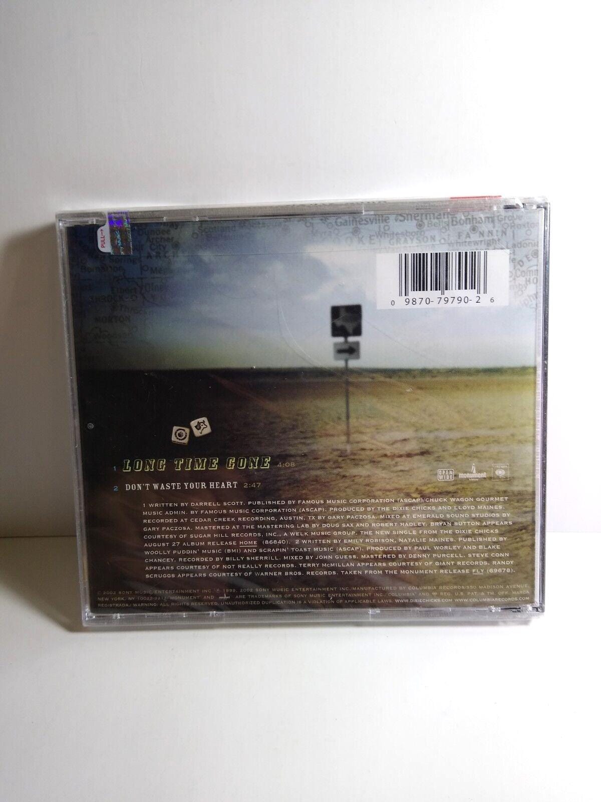 Dixie Chicks Long Time Gone CD Single 2003 Sealed Country Folk