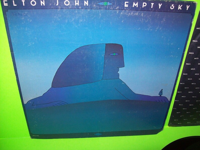 Elton John Empty Sky Vinyl Lp Record Gate Fold Cover Sample Etsy