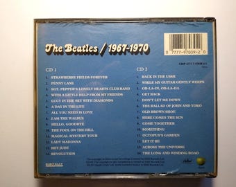 The Beatles 1967-1970 CD Two Disc Original FAT Box John Lennon