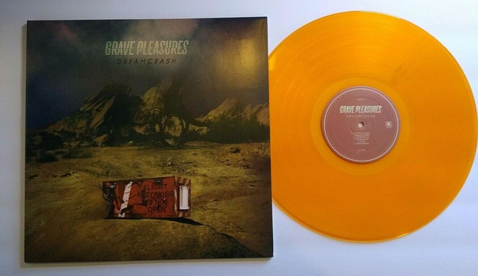 Grave Pleasures Dreamcrash Vinyl LP Record Album Orange Color