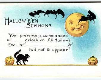 U CHOOSE~ Antique Stecher Halloween Postcard Series 216 E  display picture 1