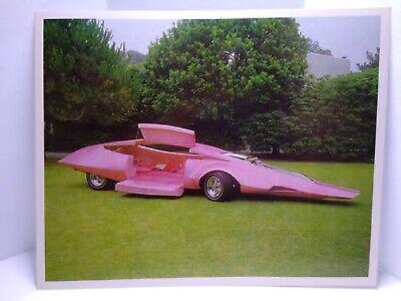 ピンクパンサーリムジンカリフォルニアショーレースカーオリジナル写真