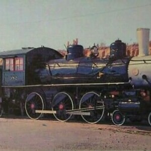 ケーシー・ジョーンズ 382 ヴィンテージ鉄道カード 機関車 急行列車 4-6-0 タイプ #28 ユニークなギフト
