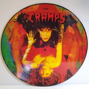 The Cramps Look Mom No Head Picture Disc LP Vinyl Punk 1991 Limited Edition Unique Gift
