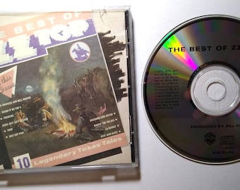 The Best of ZZ Top CD Album - Blues, Rock Hits Collection