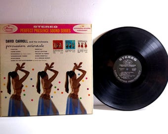 David Carroll Percussion Orientale Vinyl LP Record Sounds of the