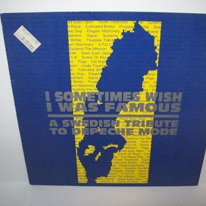 I Sometimes Wish I Was Famous A Swedish Tribute To Depeche Mode Vinyl LP Record Unique Gift