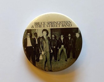 Bruce Springsteen And The E Street Band Badge Licensed Original 1986 Pin Button Unique Gift