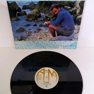 Sting Love Is The Seventh Wave New Mix 3 Track 12&quot; Vinyl Record 1985 Reggae Pop Unique Gift
