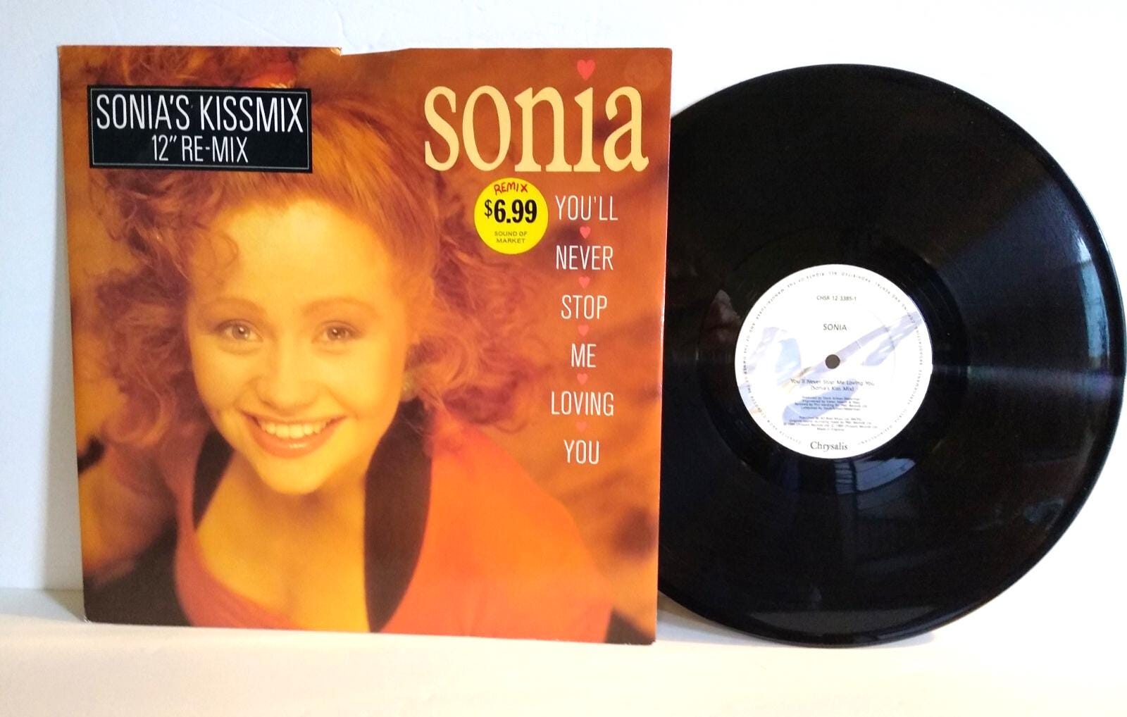Sonia You'll Never Stop Me Loving You Vinyl 12
