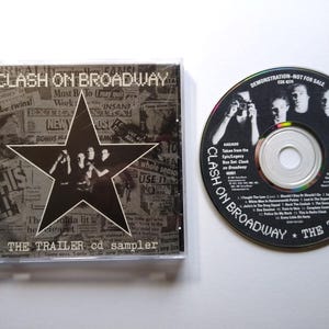 The Clash On Broadway The Trailer CD Sampler Promo Punk Rock New Wave 1991