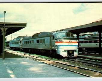 Eisenbahn Postkarte Zug Eisenbahn Lokomotive 27 Samt GbR Budd Cars Springfield Mass Einzigartiges Geschenk