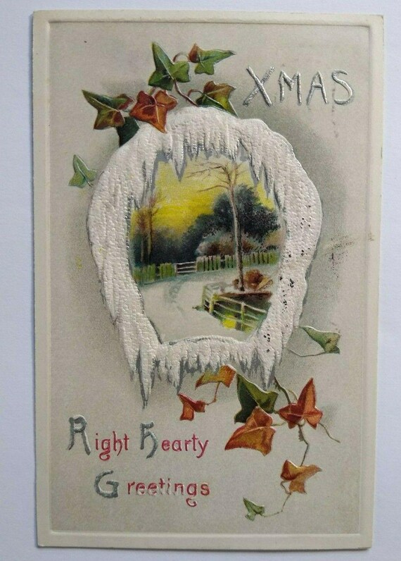 1910 USA photo postcard winter scene Tannersville NY 1910 USA photo postcard winter scene Tannersville NY