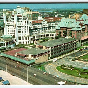 Carte postale vintage Marlborough-Blenheim, Atlantic City, New Jersey, chrome