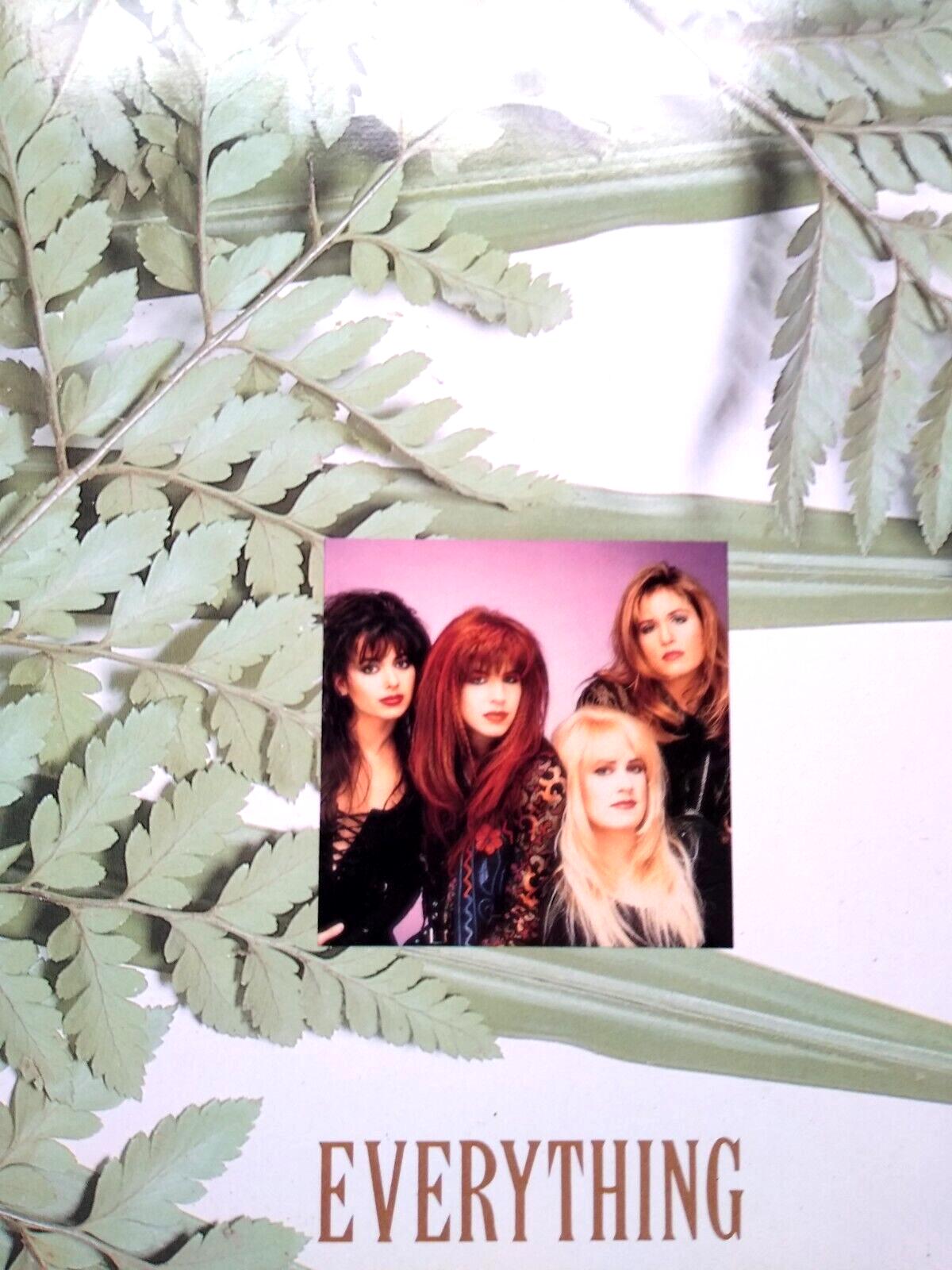 Bangles Tour Bangles Everything Tour Book Original 1988 Pop Classic Rock Music Color ...