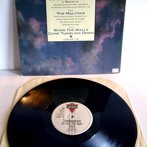 Communards So Cold The Night Remix Vinyl 12&quot; Record Synth-Pop New Wave UK 1986 Unique Gift