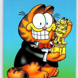Garfield Dutch Postkarte Orange Katze Gefeliciteerd Herzlichen Glückwunsch Oscar Jim Denimys