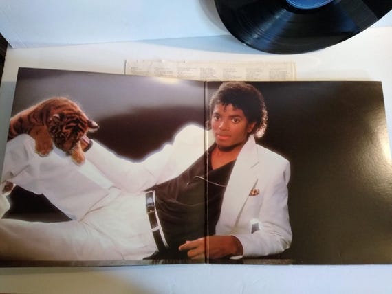 Michael Jackson Thriller 1982 Epic Foldout Cover Pop Rock Disco