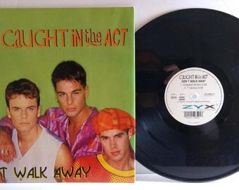 Caught In The Act Don't Walk Away 12" Vinyl Record Germany 1996 ZYX Music 809912