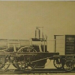 Old Ironside Vintage Railroad Card Locomotive Train Philadelphia Germantown #4 Unique Gift