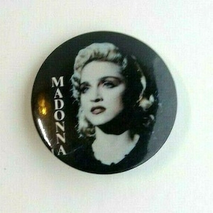 Vintage 1986 Madonna Pin Badge - Boy Toy Inc. Licensed Collectible