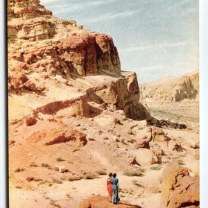 Carte postale Union Oil 76 Essence 1939 Red Rock Canyon US 6 Vue rustique Nevada