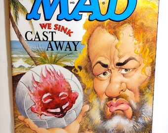 MAD Magazine April 2001 # 404 Castaway George Bush Politics Movie