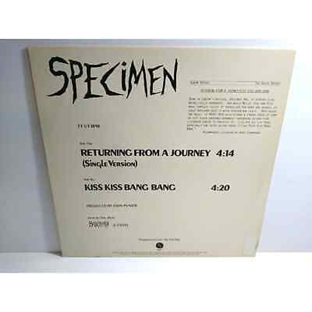 The Specimen Returning From A Journey Kiss Kiss Bang Bang Etsy