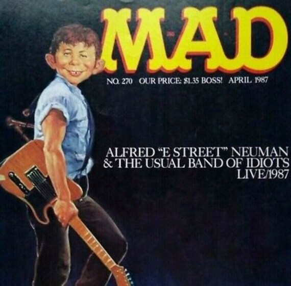 MAD Magazine April 1987 270 Bruce Springsteen Color of Money Etsy