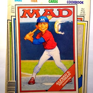 MADマガジン 1988年10月号 #282 スタートレック ダブルデア アルフキャット クックブック パロディ パロディー